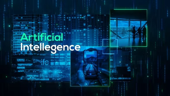 AI人工智能技术IT科技互联网公司宣传片AE模板