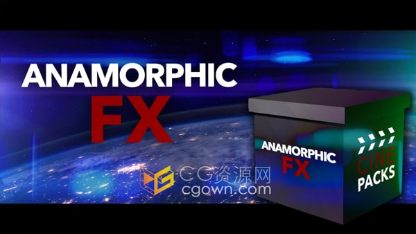 Anamorphic FX 27组4K光效视频素材镜头光晕变形耀斑动画叠加元素