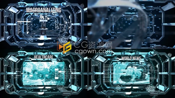 AE科技宣傳視頻模板創(chuàng)新三維技術(shù)場景健康醫(yī)療Technology介紹