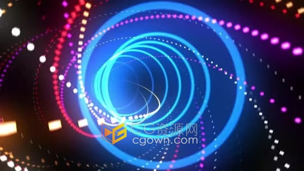 霓虹灯线条循环动画VJ素材全高清视频素材下载