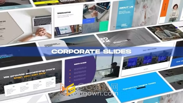 AE模板-公司企業(yè)商務(wù)場(chǎng)景標(biāo)題排版幻燈片Corporate Slides