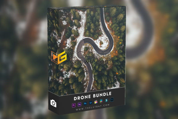 Drone Bundle Collection超强大的无人机航拍照片和视频Luts调色预设