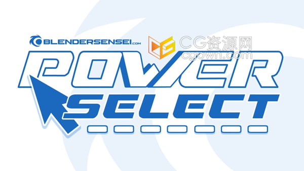 Blender插件Power Select v3.2多个对象选择框选调整编辑工具
