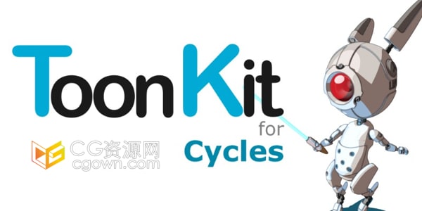 Toonkit For Cycles v1.6 Blender插件制作卡通动漫风格渲染