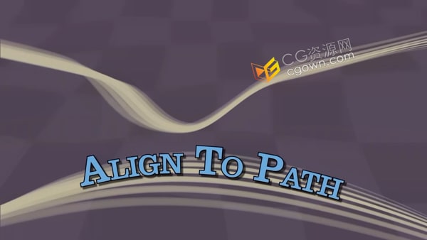 Align To Path v1.7.1 AE脚本图层附加对齐运动路径