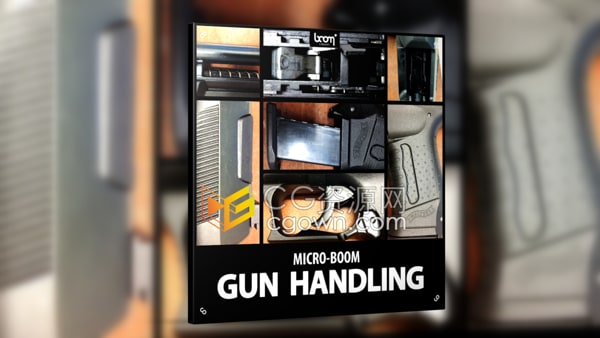 Gun Handling 840种武器枪支声音射击弹匣触发音效素材下载
