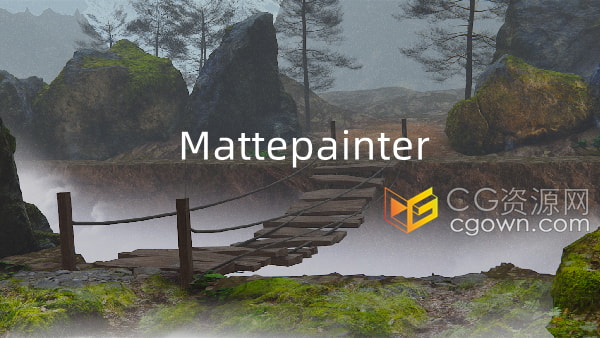 Blender插件MattePainter v1.0.3数字绘景遮罩笔刷绘画工具