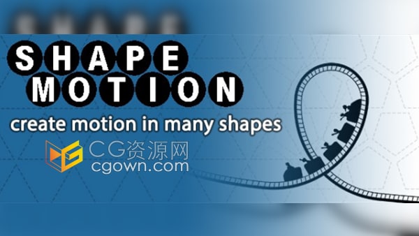 Shape Motion v1.2.1 AE脚本快速创建各种形状动画效果