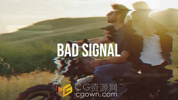 Bad Signal 20個(gè)故障效果不良信號(hào)畫(huà)面效果制作AE模板