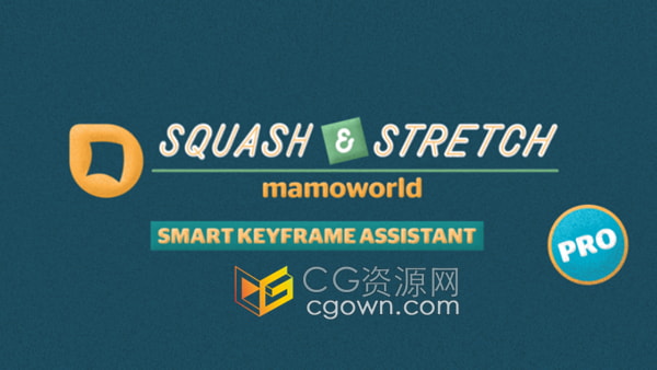 Squash & Stretch Pro 1.2.004 AE脚本卡通MG动画动作预设+音效