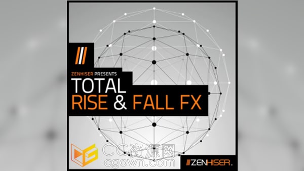 Total Rise & Fall SFX 250种上升下降扫描科技音效素材库