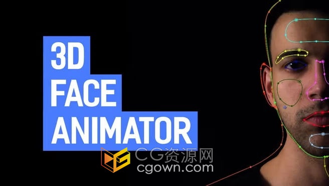 创建3D逼真人脸肖像照片动画3D Face Animator-AE模板