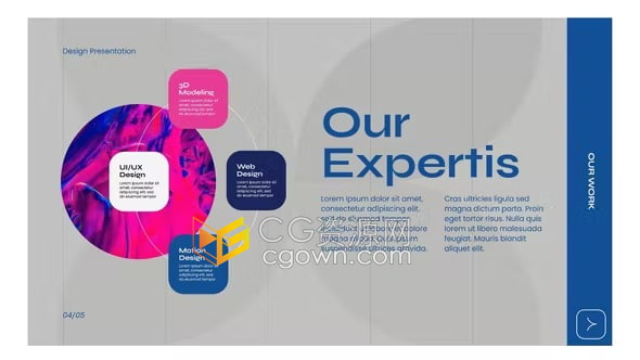 创意项目新设计演示商业公司业务介绍团队展示-AE模板