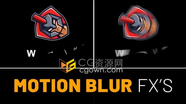 FCPX插件Motion Blur FX运动模糊特效多种预设效果