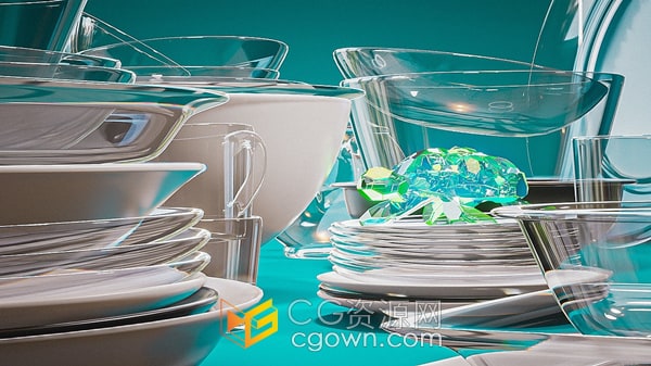 Eevee Glass Shader Blender真實(shí)玻璃材質(zhì)著色器插件