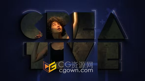 AE模板-創(chuàng)意文字排版標題顯現(xiàn)圖像動畫時尚社交媒體宣傳短片