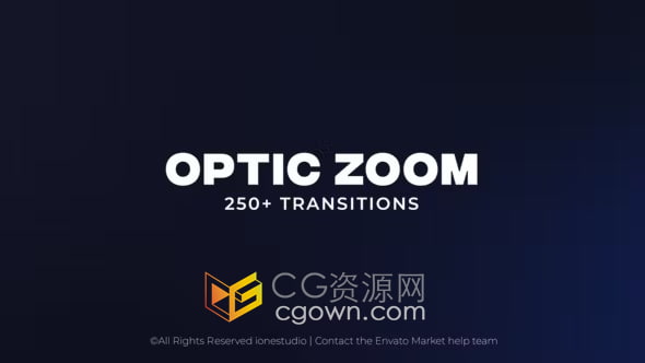 AE模板-250+ Zoom Transitions缩放过渡视频转场带音效