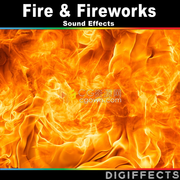 Digiffects音效庫 Fire & Fireworks煙火篝火煙花烈焰火柴點(diǎn)燃音效素材