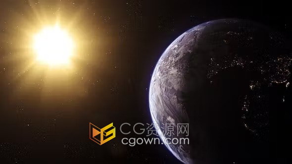 AE模板-好莱坞大片史诗行星地球宇宙空间背景游戏电影预告片