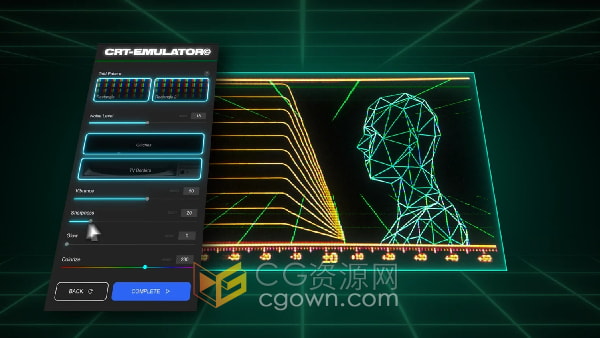 CRT Emulator 8.2 AE脚本CRT画面仿真模拟器