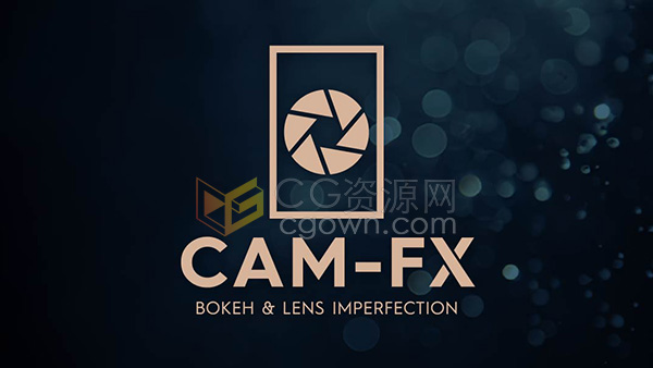 Cam FX V1.0 Blender插件120種散景紋理鏡頭光暈虛焦特效
