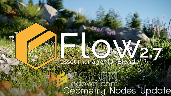 Flow V3.0 Blender 3.2插件资源管理器工具
