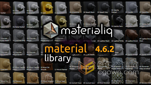 Material Library Materialiq V4.6.2 Blender材質(zhì)插件200種