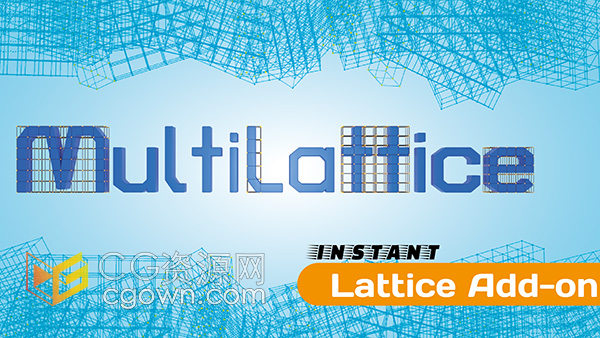 Multilattice v1.1.3 Blender插件快速設(shè)置晶格網(wǎng)格變形