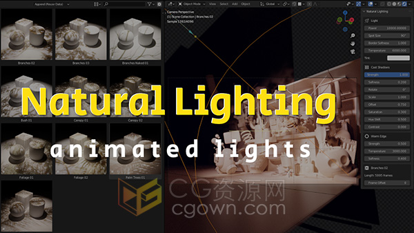 Natural Lighting V2.1 Blender插件真实自然光照环境灯光