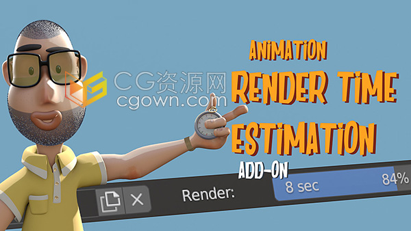 Render Time Estimation V3.2 Blender插件渲染時間計算估數(shù)