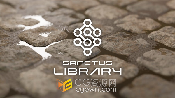 Sanctus Library v2.00.2 Blender插件247种材质库