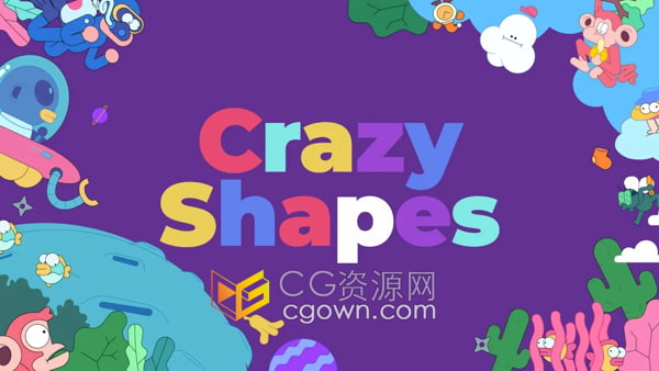 Crazy Shapes V1.1.5 AE脚本卡通图形MG动画制作工具