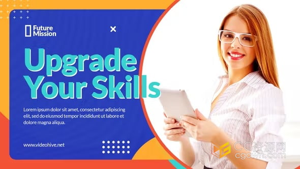 教育宣傳幻燈片視頻AE模板Education Promo Slideshow