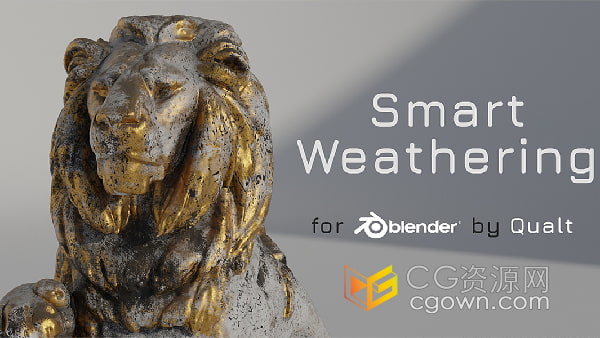 Blender插件Smart Weathering v2.1.0模型材质智能老化效果