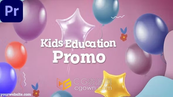 有趣轻松快乐儿童教育短片学校培训网站广告活动视频PR模板