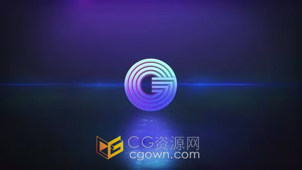 Abstract Logo高科技小故障标志-AE模板下载