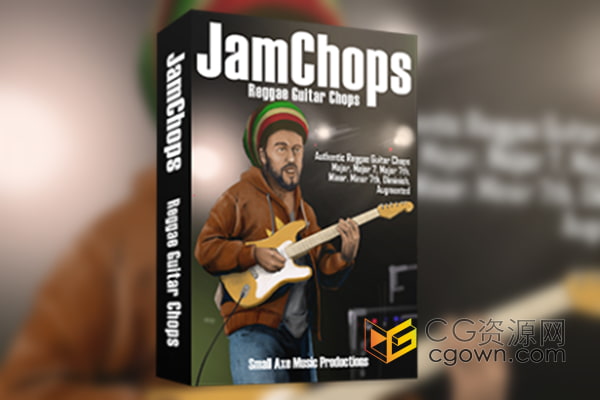 牙买加风格JamChops正宗的雷鬼吉他谱琶音哇音吉他采样配音效果