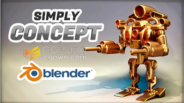 Simply Concept V2.1 Blender插件划分网格建模工具