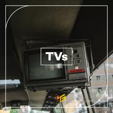 老式电视机无信号雪花嗡嗡声换台声机器设备仪式音效Blastwave FX TVs