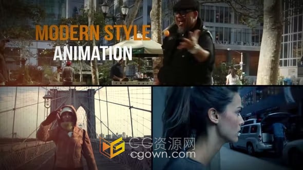 城市旅游纪录片介绍视频动画PR模板套用