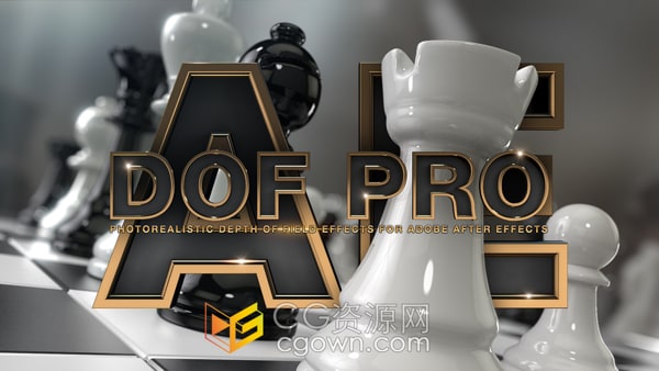 DOF PRO v1.0.1 AE插件高级景深模糊虚化生成器Win/Mac
