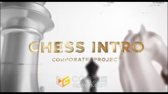 国际象棋介绍培训班课程招生预报名宣传视频-AE模板