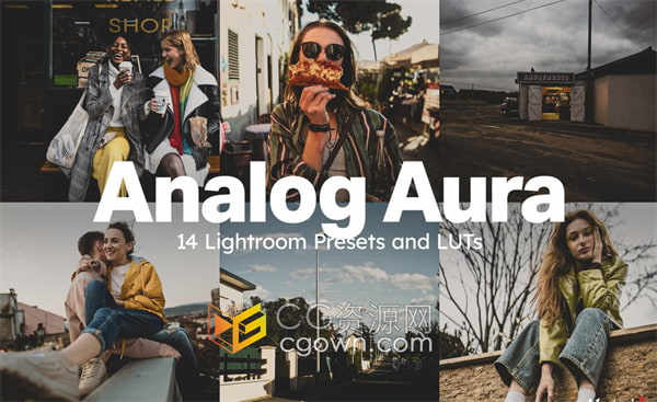 复古怀旧电影风格Analog Aura Lightroom预设和LUT