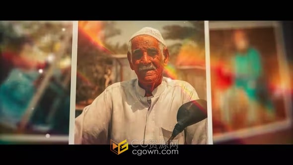 Cinematic Photo SlideshowAE模板制作視頻相冊