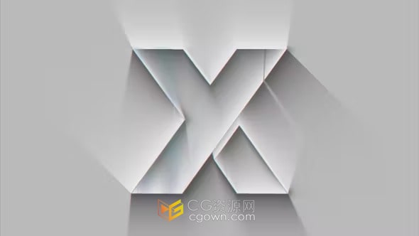 快速描边发光标志品牌LOGO动画-AE模板