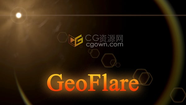GeoFlares v1.0 Blender實時產生鏡頭光效效果預設