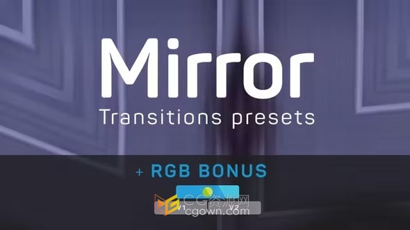 Mirror Transitions Presets PR效果视频过渡扭曲转场