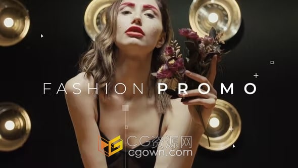 时尚动感视频女人品牌活动介绍宣传-AE模板