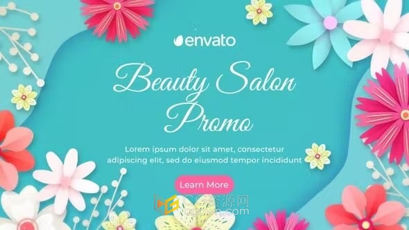 美容院新化妆品系列广告美容产品介绍宣传-AE视频模板