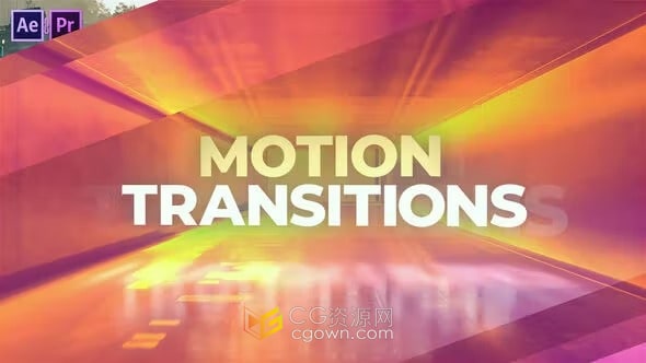 运动过渡效果Motion Transitions-AE转场模板